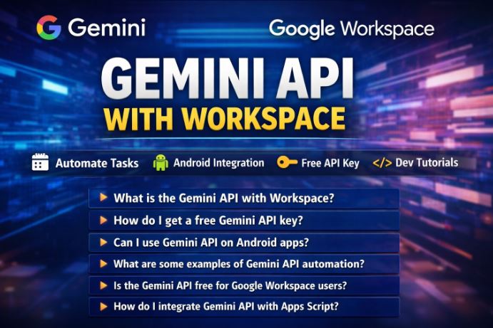 Google Gemini API with Workspace